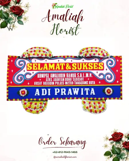 Papan Bunga Ucapan Selamat Lembo Raya