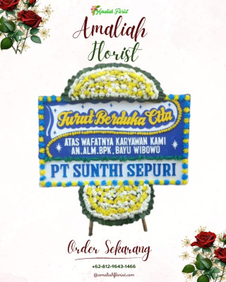 Papan Bunga Duka di Lembo Raya